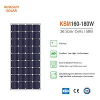 160W-180W Monocrystalline Silicon Solar Panel / mono panel