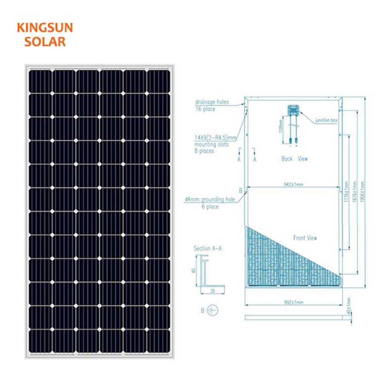 KSUNSOLAR Wholesale monocrystalline solar panel for Environmental protection-1