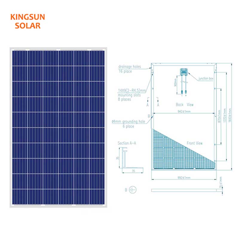 KSUNSOLAR high efficiency solar panels company for Energy saving-2