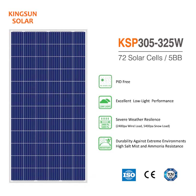 KSUNSOLAR polysilicon solar panels For photovoltaic power generation-1