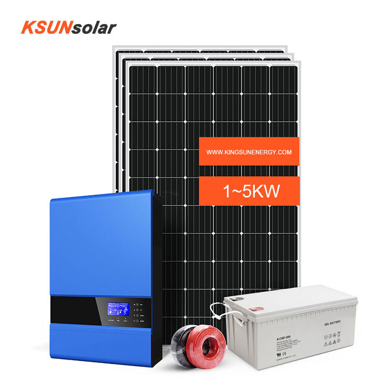 KSUNSOLAR off-grid solar power system for Power generation-2