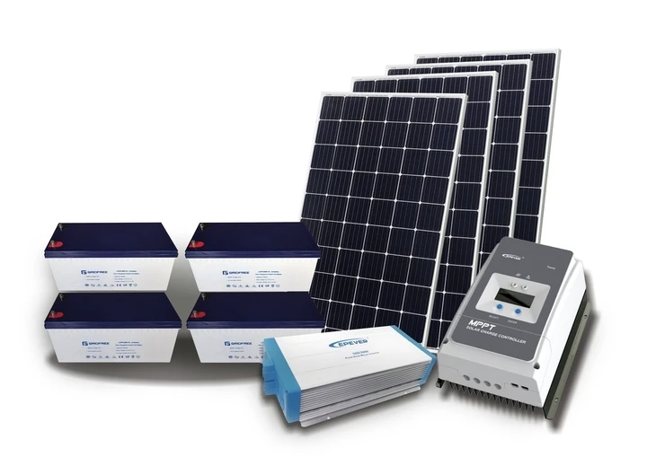 5KW Hybrid Solar Power System - 9.6KW LITHIUM BATTERY, 3.2KW SOLAR PANELS