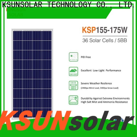 KSUNSOLAR polysilicon solar panels Supply For photovoltaic power generation