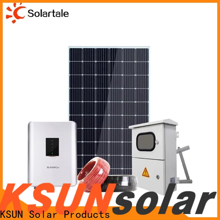KSUNSOLAR grid tied solar kit Supply for Power generation