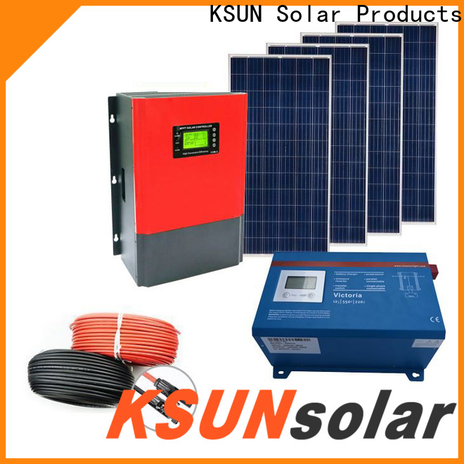 KSUNSOLAR off grid solar systems for sale factory For photovoltaic power generation