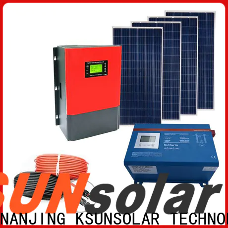 KSUNSOLAR Wholesale solar system equipment factory for Environmental protection