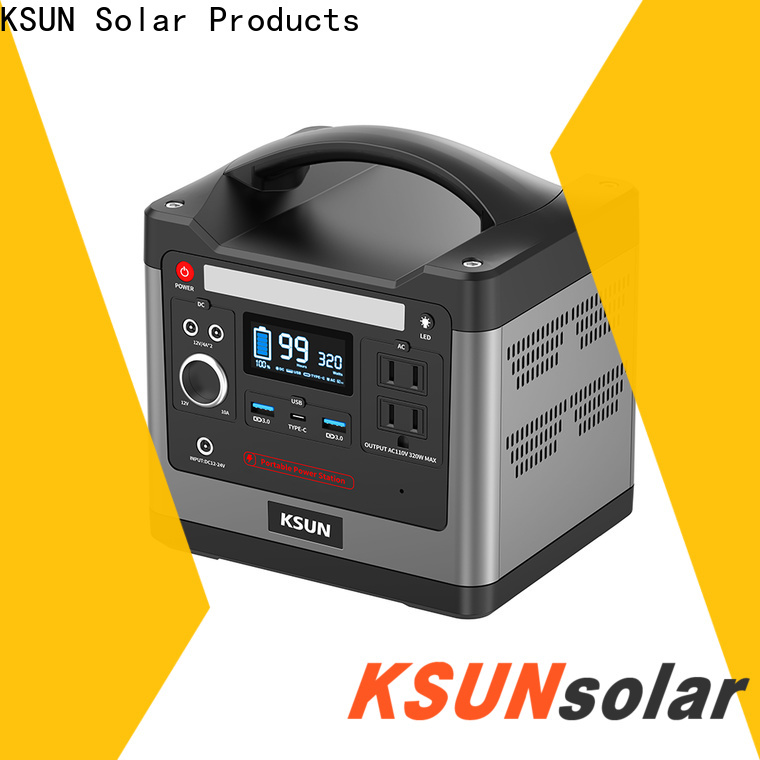 KSUNSOLAR Custom portable power station with solar for powered by
