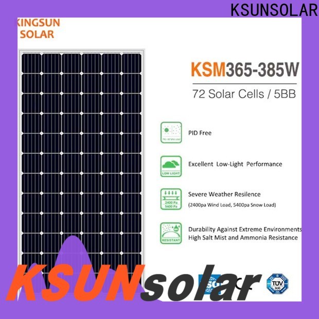 KSUNSOLAR New monocrystalline solar panel price company for Environmental protection