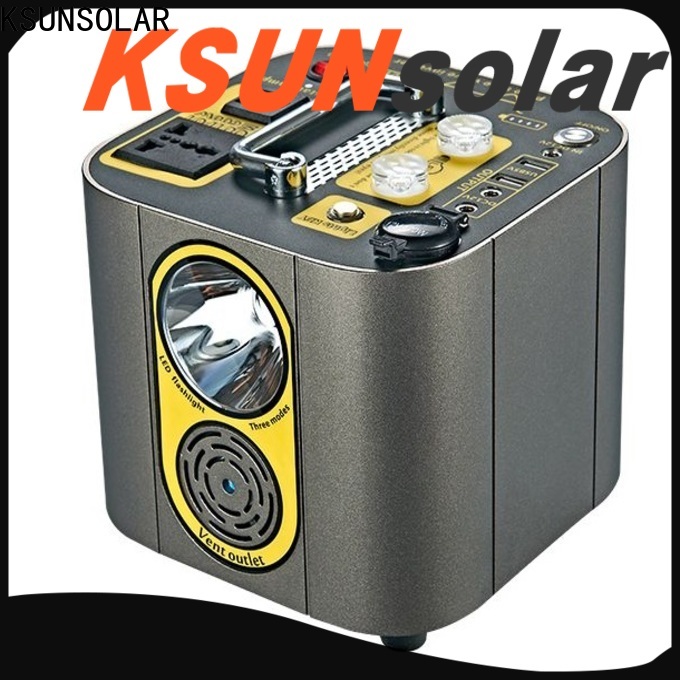 KSUNSOLAR Latest portable power station with solar factory for Environmental protection