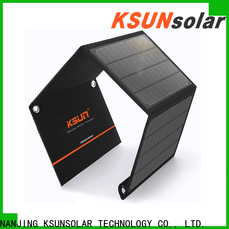 KSUNSOLAR Best portable foldable solar panels manufacturers For photovoltaic power generation
