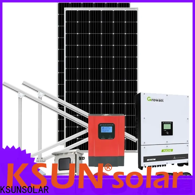 KSUNSOLAR solar power systems prices company for Energy saving