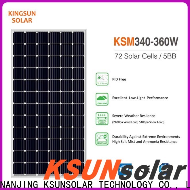 KSUNSOLAR Wholesale monocrystalline solar panel for Environmental protection