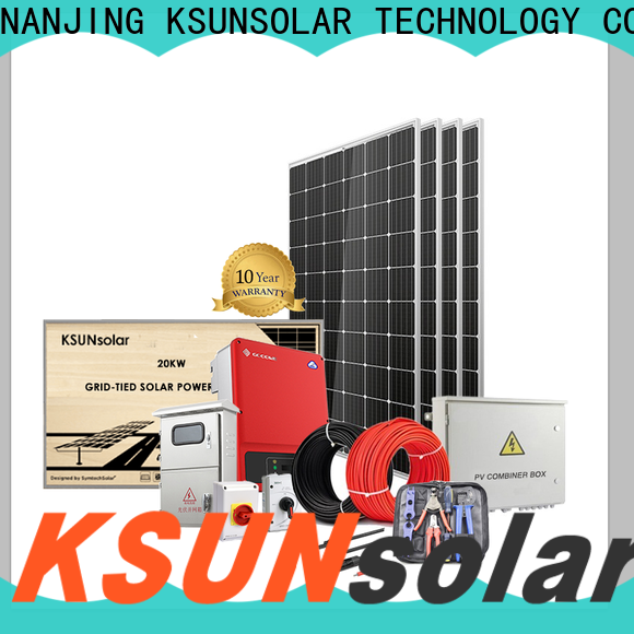 High-quality grid tied solar panel system for business for Energy saving