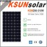 KSUNSOLAR mono silicon solar panels company For photovoltaic power generation