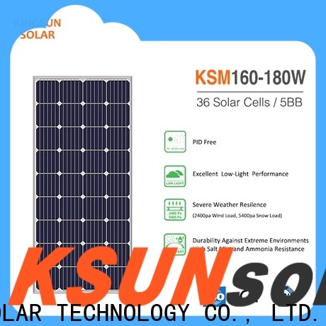 KSUNSOLAR mono silicon solar panels For photovoltaic power generation