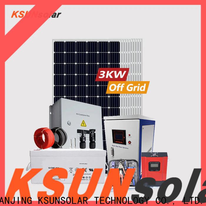 Best off grid solar panel kits for home manufacturers For photovoltaic power generation