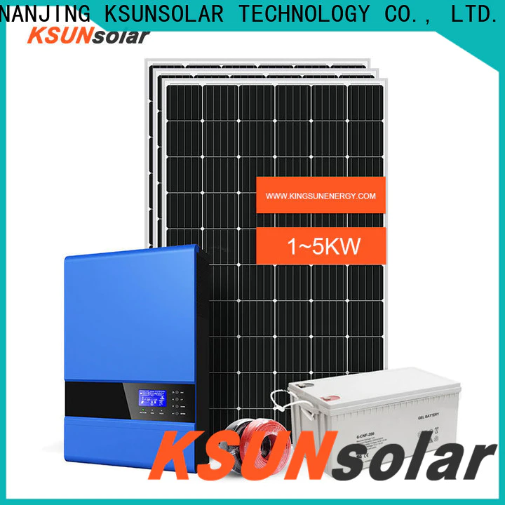 KSUNSOLAR off grid solar panel kits for sale manufacturers for Power generation