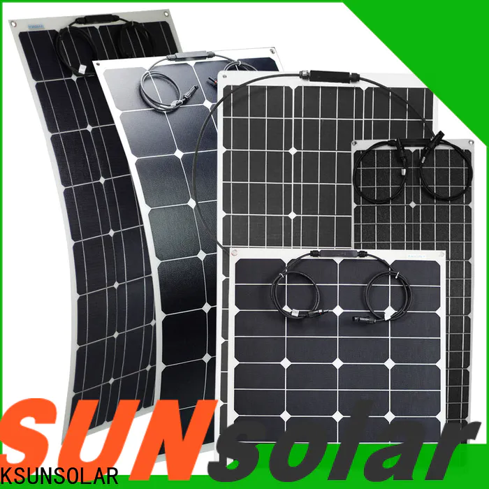 KSUNSOLAR Top semi flexible solar panel kit For photovoltaic power generation