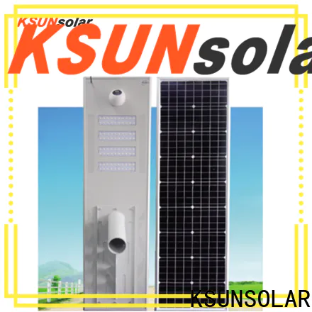KSUNSOLAR solar powered led street light company For photovoltaic power generation