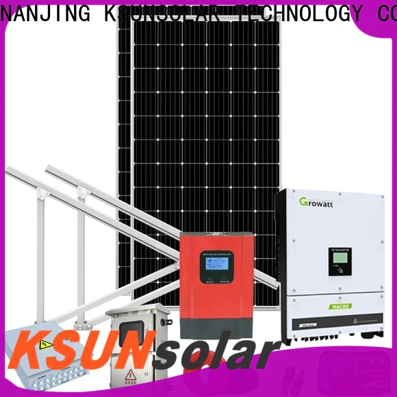 KSUNSOLAR grid tied solar kit Suppliers For photovoltaic power generation