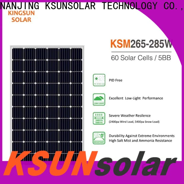 KSUNSOLAR Top monocrystalline panels price manufacturers for Environmental protection