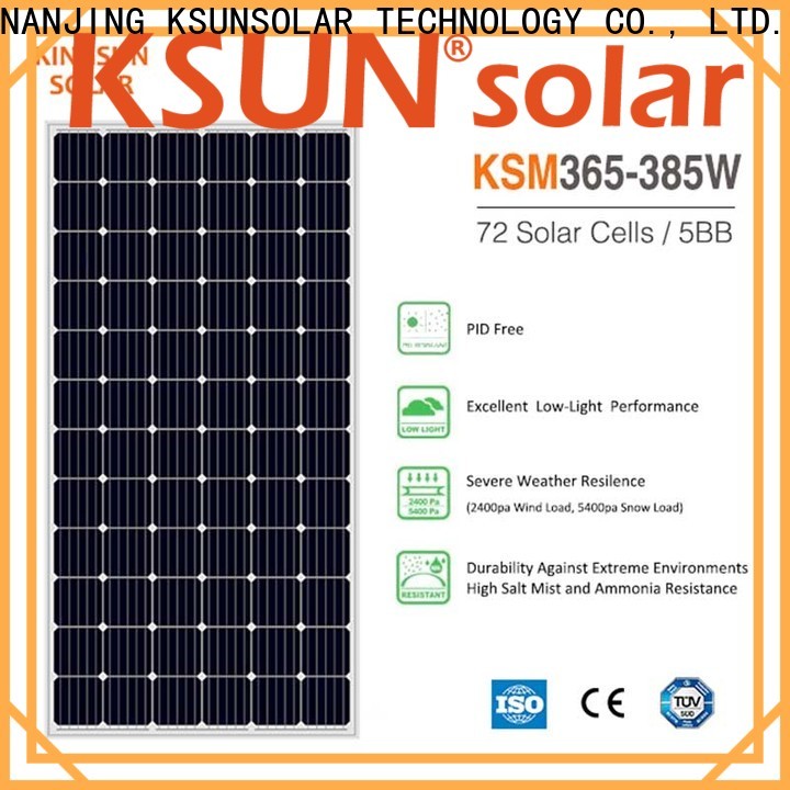 KSUNSOLAR monocrystalline solar panel Supply for Environmental protection