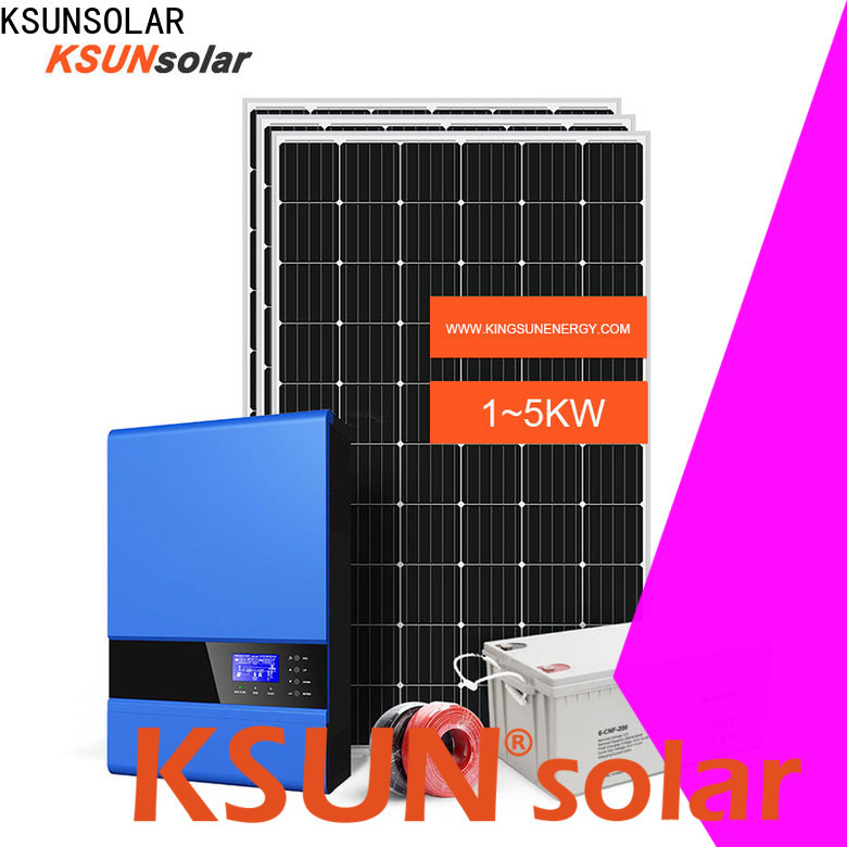 KSUNSOLAR best off grid solar power system for business for powered by
