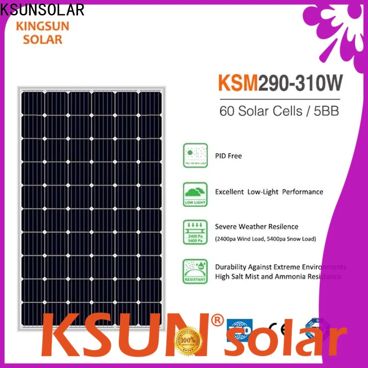 KSUNSOLAR best monocrystalline solar panel brands For photovoltaic power generation