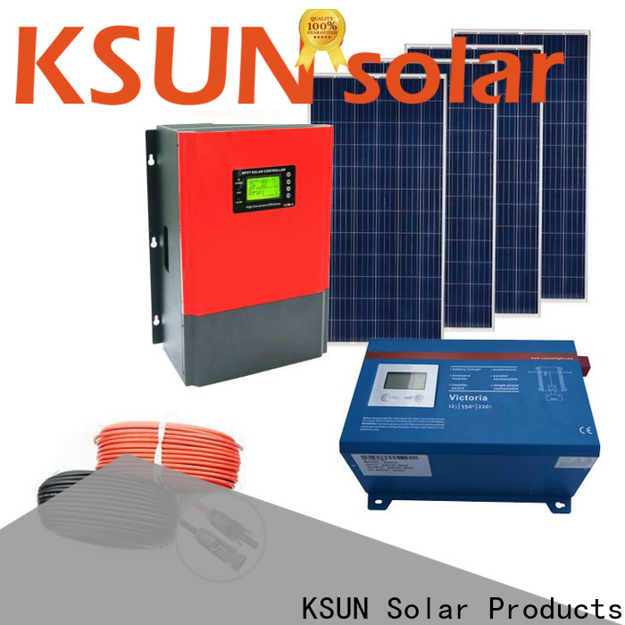 KSUNSOLAR Top best off grid solar system manufacturers for powered by