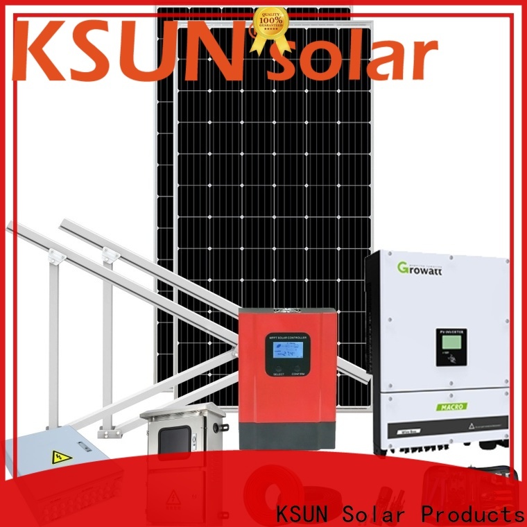 KSUNSOLAR grid tied solar panel system Suppliers for powered by
