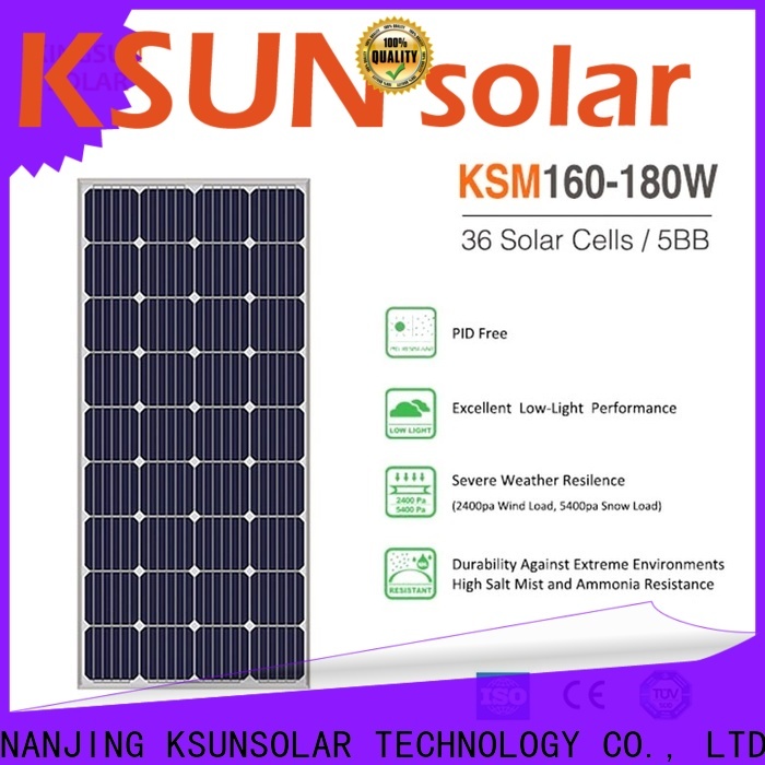 KSUNSOLAR monocrystalline solar panel price manufacturers for Environmental protection