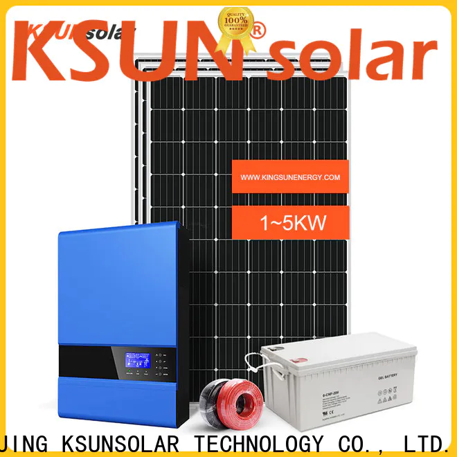 KSUNSOLAR Top solar panels for off grid home for business for Environmental protection