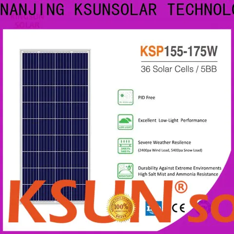 KSUNSOLAR solar cells and panels for Environmental protection