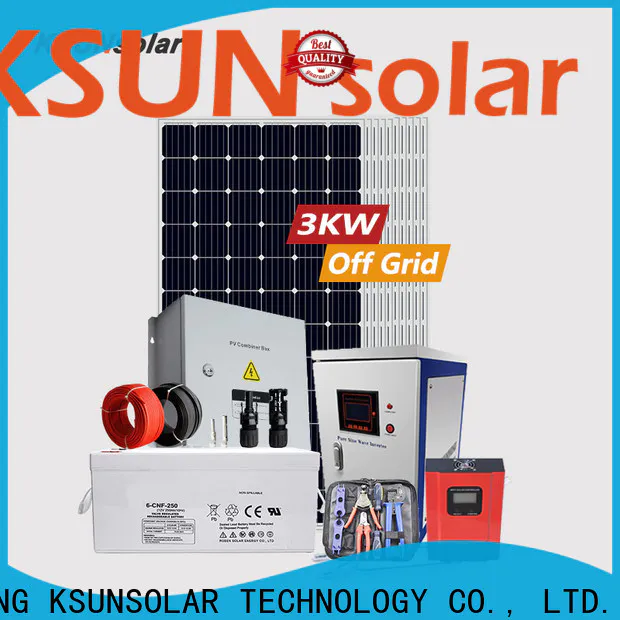 KSUNSOLAR solar panels for off grid home Supply for Power generation