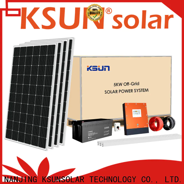 KSUNSOLAR High-quality solar power energy system factory for powered by