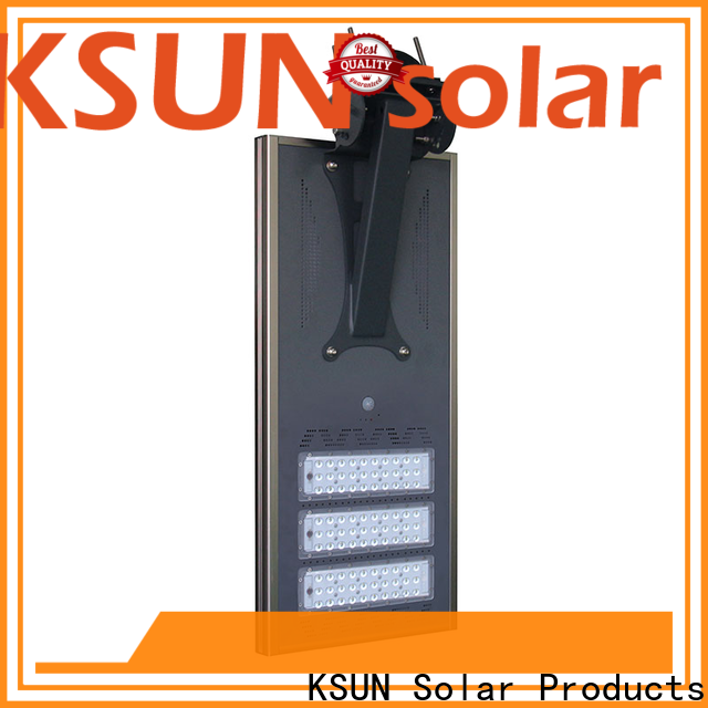 KSUNSOLAR solar street light with panel company for Power generation