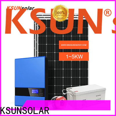 KSUNSOLAR best off grid solar power system manufacturers for Environmental protection