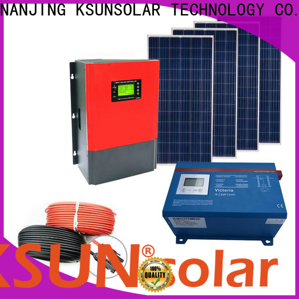 KSUNSOLAR off grid solar panel kits for sale for Energy saving
