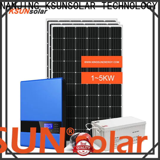 KSUNSOLAR off grid solar energy systems manufacturers for Power generation