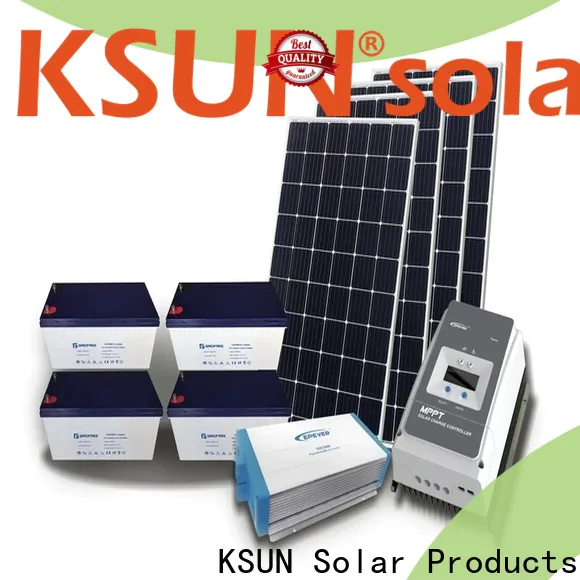 KSUNSOLAR Wholesale off grid solar panels company for powered by