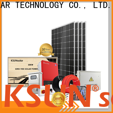 KSUNSOLAR High-quality best solar power system company For photovoltaic power generation