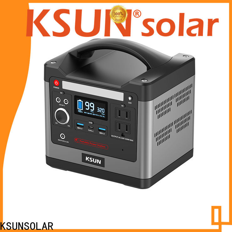 KSUNSOLAR Latest portable solar bank factory for Environmental protection