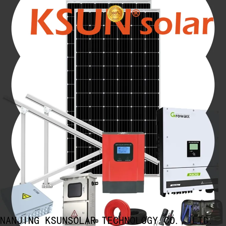 Wholesale grid tied solar kit manufacturers for Power generation