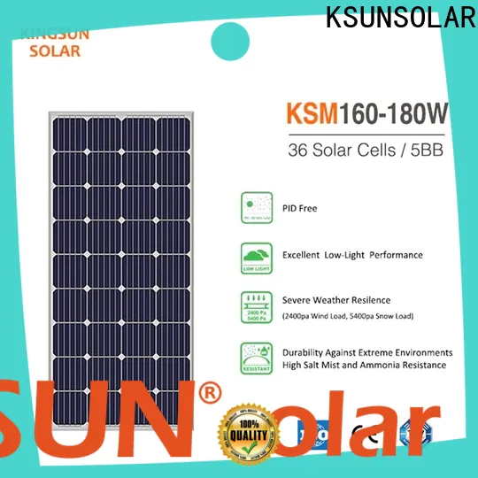 KSUNSOLAR Best monocrystalline panels company for Environmental protection