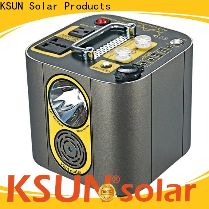 KSUNSOLAR portable power systems manufacturers for Energy saving