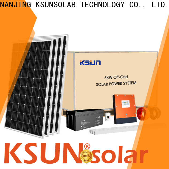 KSUNSOLAR High-quality grid tie solar power system company For photovoltaic power generation
