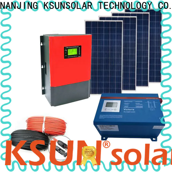KSUNSOLAR solar system equipment suppliers for business for Energy saving