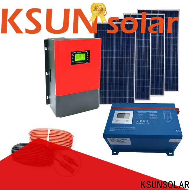 KSUNSOLAR off grid solar systems kits for business For photovoltaic power generation