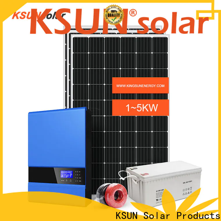 KSUNSOLAR Wholesale off grid solutions factory For photovoltaic power generation
