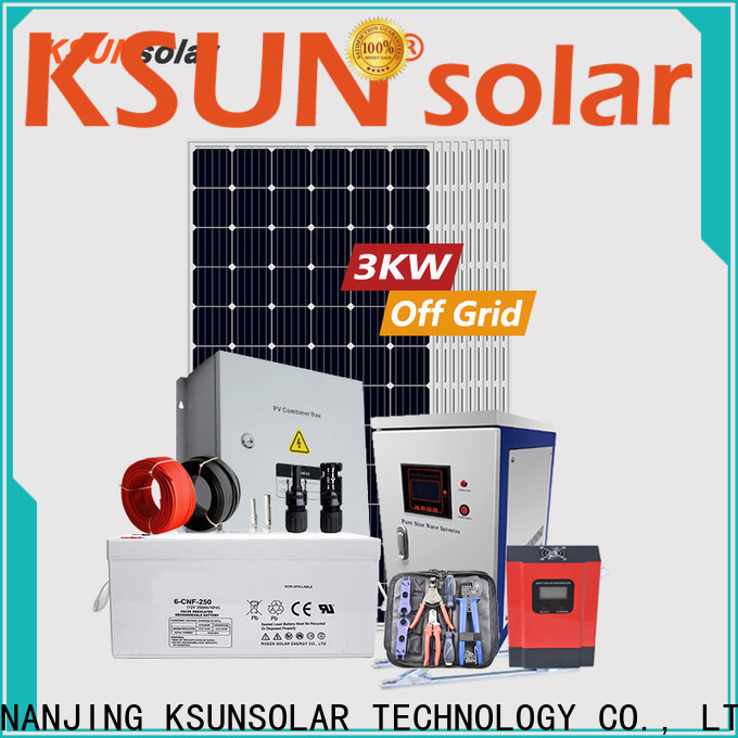 KSUNSOLAR solar panels off grid power systems factory for Environmental protection